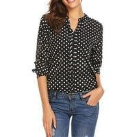 Ženska ljetna labava Majica u boji, modna Majica u boji, radna bluza od tunike s okruglim vratom u boemskom stilu