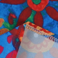 + rajon šifon ljubičasta Tkanina Pribor za prošivanje tropskih listova tkanina za šivanje s otiskom širine dvorišta