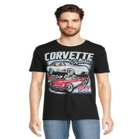 Chevrolet Corvette muške i velike muške grafičke majice, snop